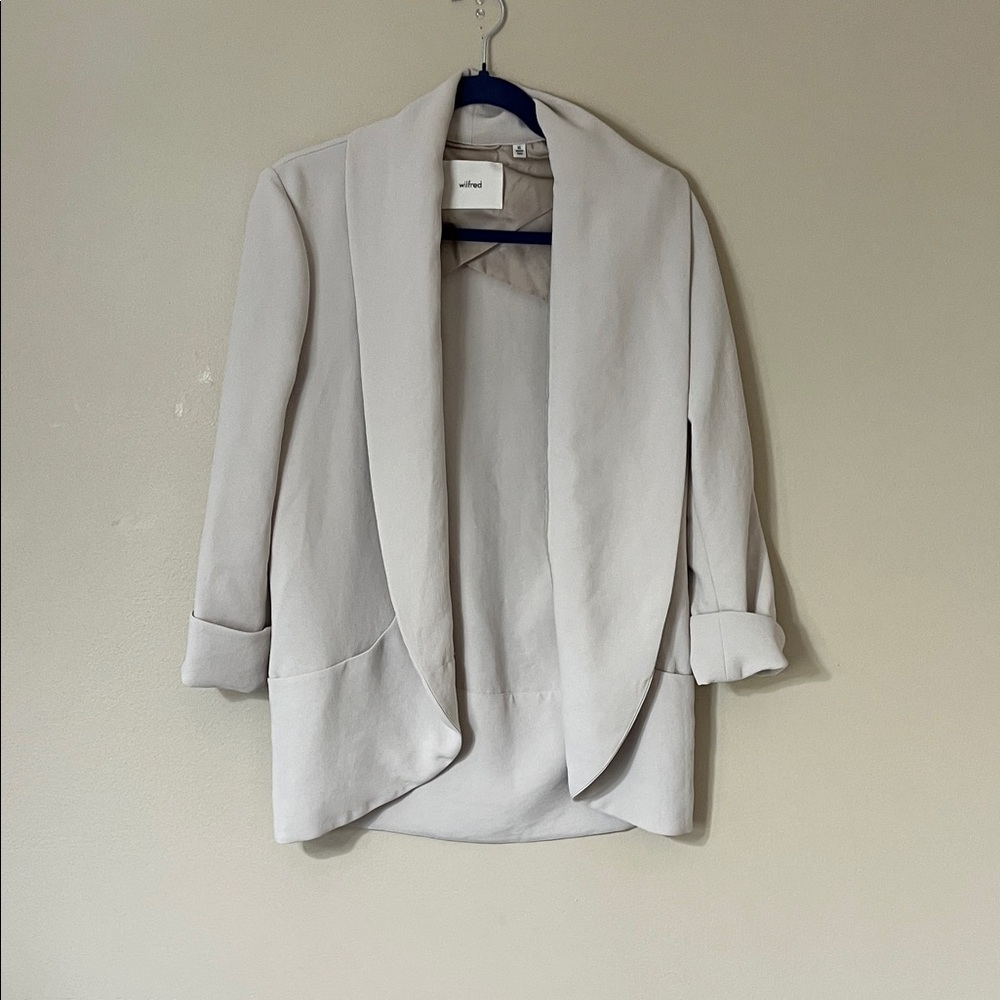 Wilfred Light Gray Blazer